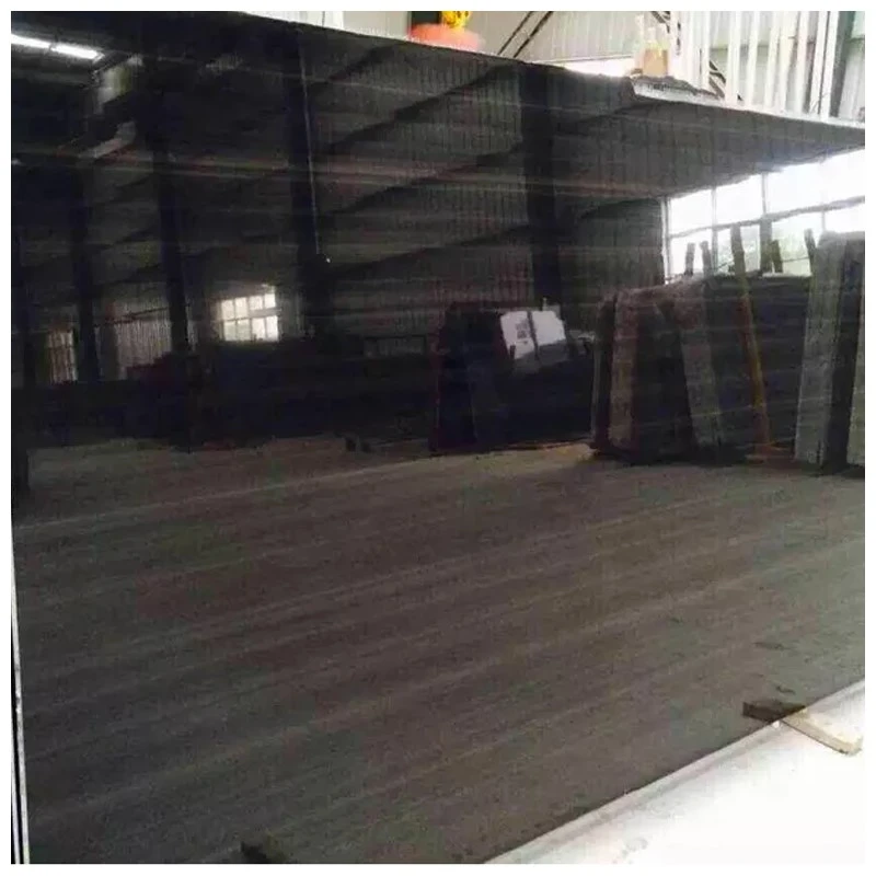 Imperial Pure Black Wood Marble Slab