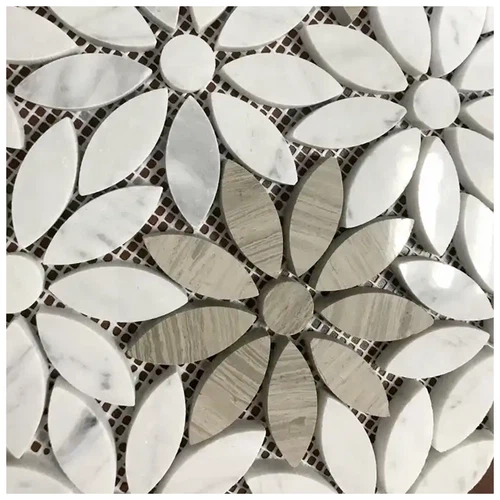 daisy marble mosaic tile daisy marble mosaic tile