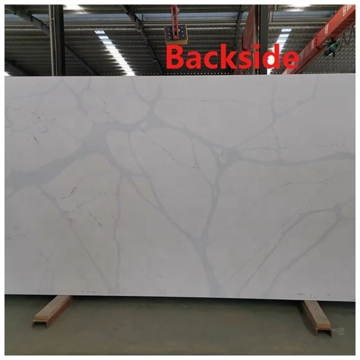Calacatta White Quartz Stone Slab
