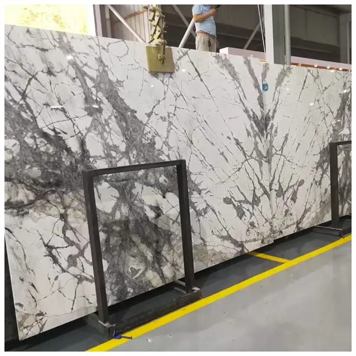 Invisible Dawb Marble Slabs
