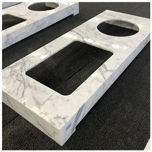 Statuario Marble Chav ua noj Countertop