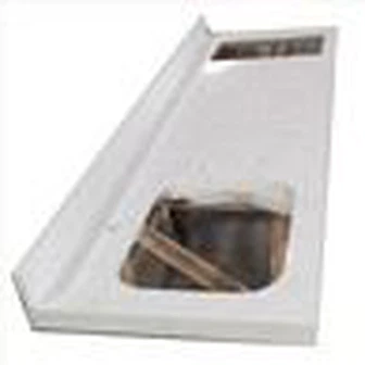 Dawb Carrara Quartz Chav Ua Noj Countertops