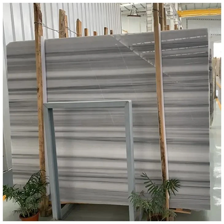 Striato Olimpico White Marble Slabs