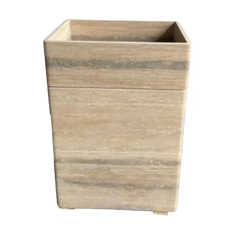 Roman Silver Travertine Vanity Basins