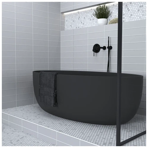 Carrara White Marble Penny Round Bathroom Mosaic Floor Tiles-KA UNITED Carrara White Marble Penny Round Bathroom Mosaic Floor Tiles-KA UNITED