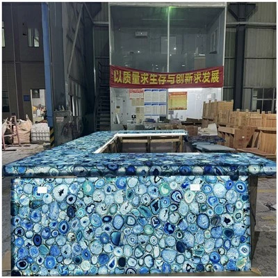 Blue Agate Bar Countertops