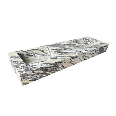 Calacatta Viola Marble Integrated Sinks