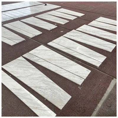 Volakas Marble Stair Cov kauj ruam